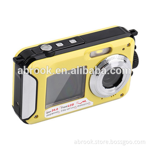 Cheap 24mp double screen waterproof full hd 1080p sport camera